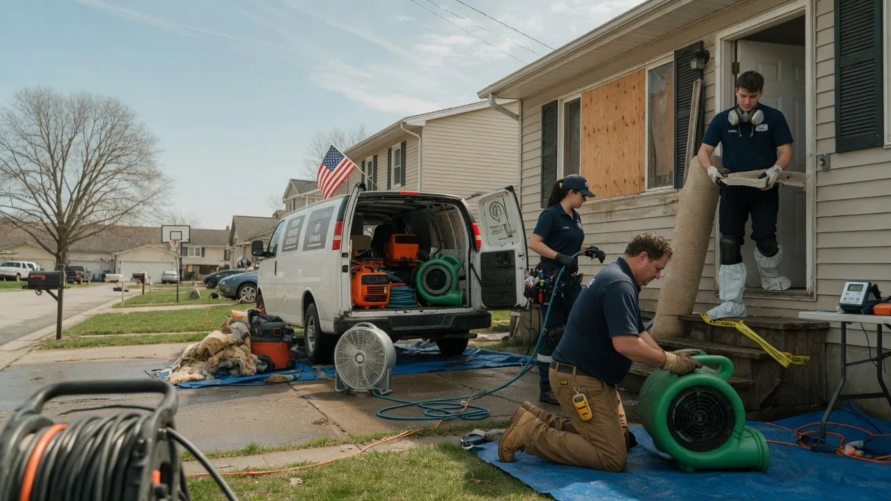 Water Damage Restoration in Baldwin City, KS near me